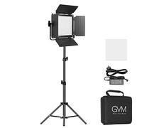 Luz de Video led GVM con Soporte, Bicolor 2300K-6800K Control de aplicación 480 luz de fotografía Continua de Estudio led para fotografía de Video de Youtube, Estudio, iluminación de Video CRI97