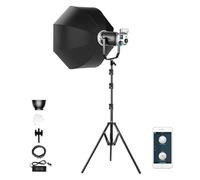 Luz de Video LED GVM de 200 W, luz Continua para fotografía de 3200K a 5600K con softbox y trípode, iluminación de Estudio de Video, Bluetooth, para fotografía, Video, Youtube y película fotográfica
