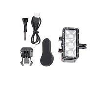 Luz de vídeo LED recargable para uso subacuático, luces de buceo con resistencia al agua de 30 m e iluminación de gran angular, luz subacuática