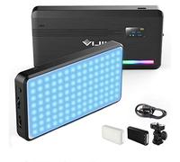 Luz de vídeo RGB, Batería incorporada Recargable VIJIM VL 196 Lámpara de cámara LED, Intensidad Variable 2500K-9000K a Todo Color 20 Modos de Efecto de iluminación Lámpara de Video LED