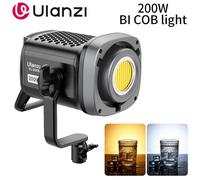 Luz de Video Ulanzi VL-200Bi de 200W Bicolor COB, Regulable, Continua, con Control Inalámbrico por Aplicación para Fotografía en Vivo, Hogar y Estudio 200W BI COB