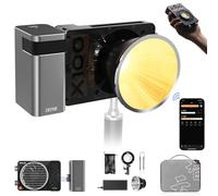 Luz de Video ZHIYUN MOLUS X100 Bi-Color Combo de 100 W [Oficial] Versión Mejorada V2 Iluminación portátil para fotografía Profesional, 2700 K ~ 6500 K CRI ≥ 95 TLCI ≥ 97 para fotografía de Youtube TT