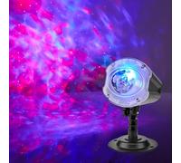 Luz Decorativa | Proyector LED y láser | LED de Colores y láser Verde | Interior o Exterior | Mando a Distancia