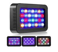 Luz del acuario, Luz LED de arrecife for acuario, luz LED de arrecife de Coral de espectro completo de 140W con canales duales regulables for tanque de peces marinos Carols LPS SPS