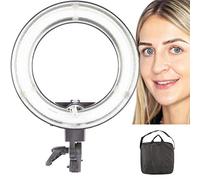 Luz del Anillo 13.5" Equivalente de 300 W 40W 5500K Fluorescente Foto Video luz del Estudio de la Diva Vlogger Negro Lleva el Bolso y el teléfono Celular Monte
