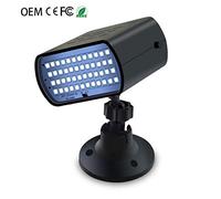 Luz del disco, 48 LED a todo color de luz estroboscópica luces intermitentes de sonido Control de luces del escenario propicio for la fiesta de boda cubierta de DJ barra KTV LYLZZ (Color : White)