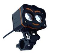 Luz Delantera LED para Motocicleta | Luz de Conducción LED para Moto Callejera y de Motocross - Resistente a Vibraciones, Ángulo Ajustable, Eficiencia Energética para Conducción Urbana en Ciudad
