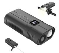 Luz delantera para bicicleta con cámara deportiva, cámara de acción HD para bicicleta, faro LED recargable para ciclismo nocturno, accesorios para