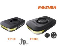 Luz Delantera para Bicicleta Ravemen FR300/FR160, Compatible con Garmin y Wahoo, Recargable por USB, LED COB, Luz de Seguridad Diurna, Impermeable IPX6, Compacta FR300