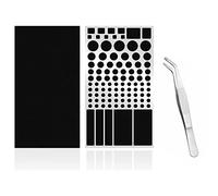 Luz Dimming Sticker,LED Blackout Sticker bloquea 100% luces LED,luz dimming Hojas,Cubiertas Led Atenuantes De Luz Para Enrutadores, Electrónicos, Dispositivos Y Más Otra vez,2 PCS