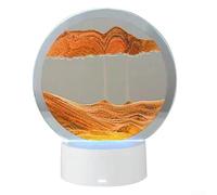 Luz dinámica de la noche de la pintura de la arena, lámpara de la decoración del reloj de arena que fluye 3D para cafeterías y restaurantes