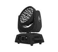 Luz Discoteca, 2pcs LED 3 6x12W 6 en 1 RGBWA + UV Luz de cabeza móvil Controlador adecuado for la etapa de boda de la fiesta de discoteca
