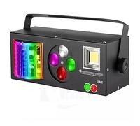 Luz Discoteca, 4 en 1 efecto LED Flash Gobo Strobe Derby Light DMX512 Disco Club Party Bar Light Auto Sound Stage Light Effect