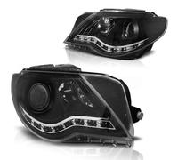 Luz Diurna LED Optica Scheinwerfer Para VW Passat CC 08-12, Negro