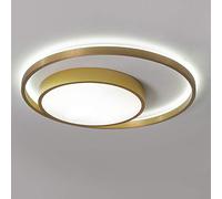 Luz Dormitorio LED DIMMABLE Sala Estar Moderna con Control Remoto D60 cm Lámpara Techo Minimalista para Estudios Iluminación candelabros Comedor de Oficina