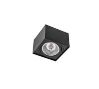 Luz downlight CHLOE AR111 GU10 145x145x100 negra SLIP005039