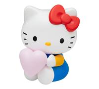Luz en forma de Hello Kitty en 3D con corazón - Lámpara de personaje Sanrio con licencia oficial, para mesita de noche o decoración de estantes, funciona con pilas | Paladone