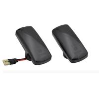 Luz espejo lateral Para Dodge Para Cargador 2005-2006 Accesorios Coche Señal Giro Dinámica Indicador Lateral Intermitente Secuencial Estilo(Dynamic Smoke)
