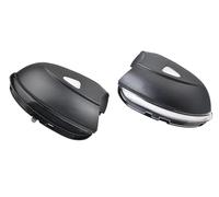 Luz espejo lateral Para VW 10-18CC Para Passat B7 Para Scirocco Espejo Dinámico Indicador Intermitente Señal Giro Lateral Accesorios Secuenciales(Crystal Lenses)