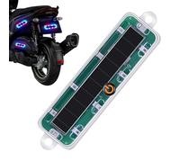 Luz Estrobo | Luces LED Solares Inalámbricas Para Exterior Del Coche - Lámpara Intermitente De Seguridad Solar Impermeable Anticolisión Para Moto Coche Carga Conducción Nocturna Bicicleta