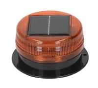 Luz estroboscópica de advertencia solar con 8 cuentas de alto brillo para construcción lámpara de advertencia vial para construcción al aire libre cruce de caminos y entradas (Luz amarilla)