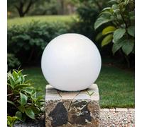 Luz Exterior LED Solar Regulador Mando a Distancia Cambiador Ø30cm IP65 Bola