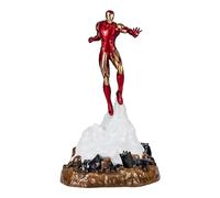 Luz Figura Iron Man - Lámpara Decorativa Oficial Marvel Avengers, USB, 31.5cm