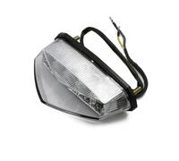 Luz Freno Trasera Moto Luz Trasera Universal Modificada para Motocicleta, Luz LED Advertencia De Freno, Indicadores Luces Traseras Moto(Clear)