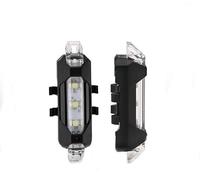Luz Freno Trasero Moto Luz Trasera LED para Bicicleta, Advertencia De Batería, Iluminación Negra, Verde, Roja Y Blanca, 15 Lúmenes, Tija Sillín
