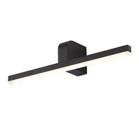 Luz Frontal de Espejo LED Moderna, lámpara de Espejo de baño Simple, Luces de Espejo de Maquillaje, luz sin Parpadeo, iluminación Frontal/de Pared de Espejo de fácil instalación, Negro [Clase de