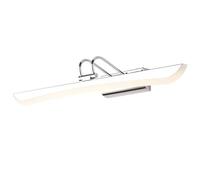 Luz Frontal de Espejo LED, Modernas lámparas de Espejo de baño Hechas de Acero Inoxidable y acrílico, luz de Pared con ángulo de Ajuste de 180°, para Espejo, gabinete de Maquillaje, luz de tocador,