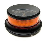 Luz giratoria de advertencia naranja con 18 LED E9 ECE R65 R10 imán 3 x patrón de flash
