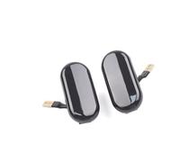 Luz Giro Señal Coche Compatible Con Nissan Para Dualis J10 JJ10 2007-2015 2016 2017 2018 2019 Luces Indicadoras De Luz De Giro De Marcador Lateral 26160-AX000(For Dynamic Smoked Black)