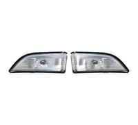 Luz Giro Señal Coche Para Volvo Para XC60 2009-2013 31217288 31217289 Luz Intermitente Para Espejo Retrovisor De Coche Indicador Lámpara Lente Luces De Coche(White Shell-1pair)