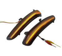 Luz Indicador Espejo Para Peugeot Para 2008 Para 208 2013-2016 2017 2018 2019 2020 Luces Intermitentes Espejo Lateral LED Dinámicas Lámparas Señal Giro Intermitentes Laterales(Dynamic Smoked)