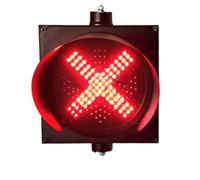 Luz Indicadora De Flecha Verde De La Cruz Roja Modelo 300, Luz De Parada De Tráfico LED Con Control Remoto, Luz De Parada,Estaciones De Peaje Y Lavados De Autos(300-2 Red Fork Green Arrow 12V)