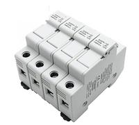Luz indicadora de fusible de CC for sistema fotovoltaico solar de riel DIN, 10 x 38 mm, 1 unidad(32A,EAPV-32-4P)