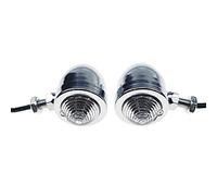 Luz Indicadora De Giro Tipo Bala para Dyna Softail XL Rat Cafe Racer Chopper Old School Bobber Vintage Retro Bike