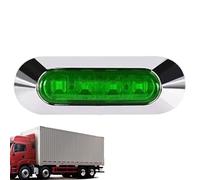 Luz indicadora lateral del automóvil, Luz lateral del camión | 4 luces LED para remolque,Luces de señal de de 12/24 V, marcador LED, lámpara de luz indicadora para barco, vehículo, RV, camión