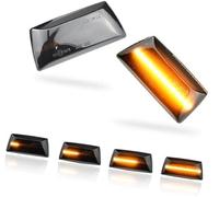 Luz indicadora lateral del guardabarros del coche Marcador DE guardabarros lateral, intermitente secuencial, señal giro dinámica, para V, Auxhall, Opel, Adam, para Astra H, para Corsa DE, 2(Schwarz)