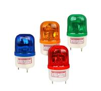 Luz Industrial de Torre Señal Luz indicadora LTE-1101, baliza giratoria, Advertencia, sin Sonido, lámpara de Alarma estroboscópica, 12 V, 24 V, 110 V, 220 V, Amarilla, Azul, roja y Verde(Green 12V)