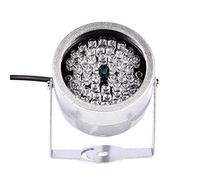 Luz infrarroja de visi髇 Nocturna, IP65 Resistente al Agua y al Polvo, para c醡ara CCTV de Seguridad, de instant醤ea de polic韆 electr髇ica, con 48 Luces LED de iluminaci髇 IR, l