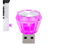 Luz interior del coche USB, Seven Color Ambient Night Light, compacto | Seven Color Ambient Lighting, USB Powered, Compact 2 x 2 x 3 cm Size, Durablè Design, For Cars, Laptops And Home