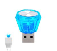 Luz interior del coche USB, Seven Color Ambient Night Light, compacto | Seven Color Ambient Lighting, USB Powered, Compact 2 x 2 x 3 cm Size, Durablè Design, For Cars, Laptops And Home