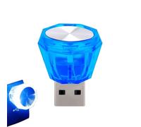 Luz interior del coche USB, Seven Color Ambient Night Light, compacto | Seven Color Ambient Lighting, USB Powered, Compact 2 x 2 x 3 cm Size, Durablè Design, For Cars, Laptops And Home