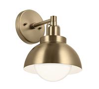 Luz Interior Metal Cristal 3-in-1 Pared Manta Péndulo E27 en Bronce Vintage