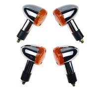 Luz Intermitente Ámbar Tipo Bala M10 De 10 Mm para para Cruiser Cafe Racer Chooper XL FL Bobber 883 Street Vintage Retro