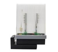 Luz intermitente de protección de seguridad for puerta de garaje Marantec PUJOL SOMMER, alarma de luz 12V-24V 85-265V AC/DC(White)