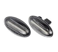 Luz Intermitente dinámica para Espejo retrovisor de Coche,lámpara Intermitente Lateral,Repuesto OE:6325G3,Compatible con C1,C2,C3,C4,C5 y C6 para Xsara (Tipo Cristal).