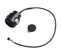 Luz intermitente eléctrica para scooter Ninebot E2/E2 Pro - Indicador de dirección del manillar impermeable IPX5 - Pieza de repuesto ABS - Parpadeo negro derecho izquierdo (izquierda)